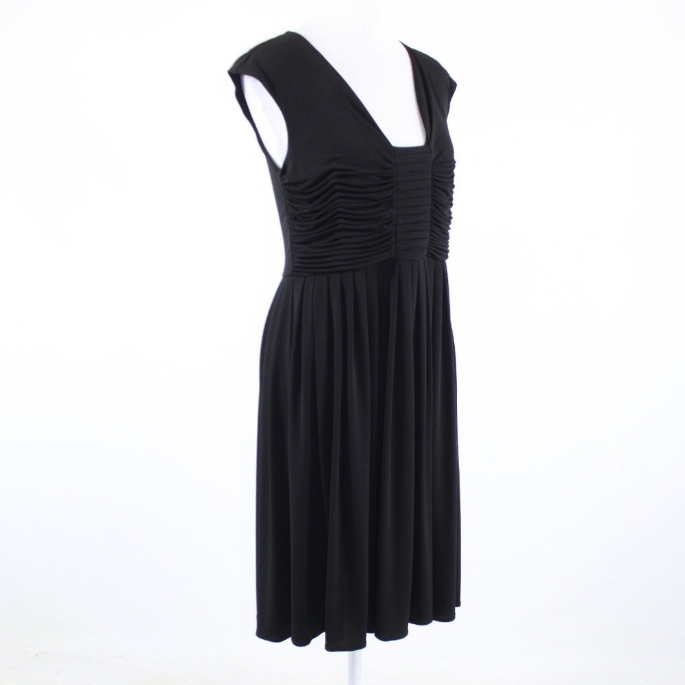 Calvin Klein black sleeveless empire waist dress 6 - Picture 3 of 8